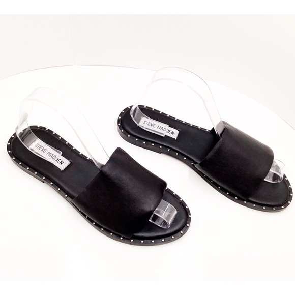 🆕{STEVE MADDEN} Taylor Studded Slide Sandals - Picture 7 of 16